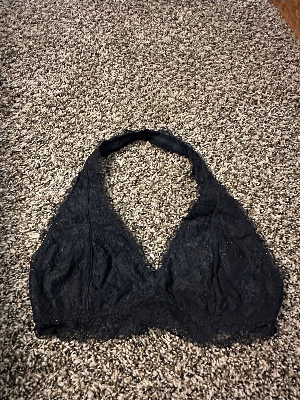 Gilly Hicks Black Lace Halter Bralette